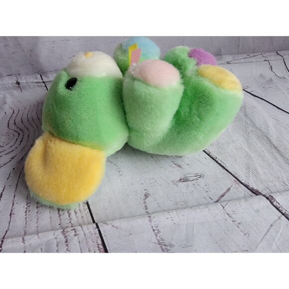 VTG 8" Mouse Plush Multi Color Ears Paws Pink Yellow Green Stuffed - Picture 8 of 9